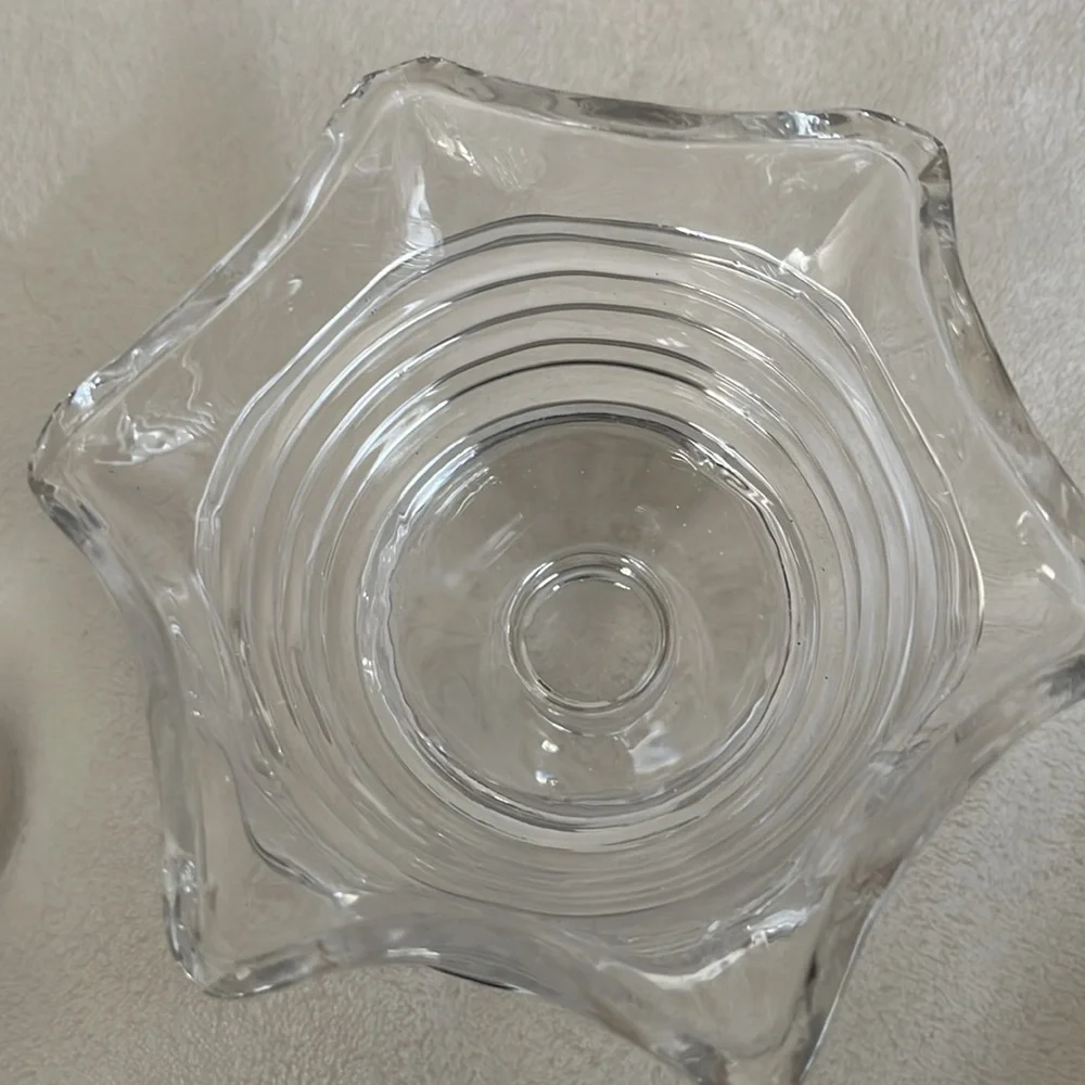 Pair Partylite sundae pillar candle holders. - Picture 2 of 4